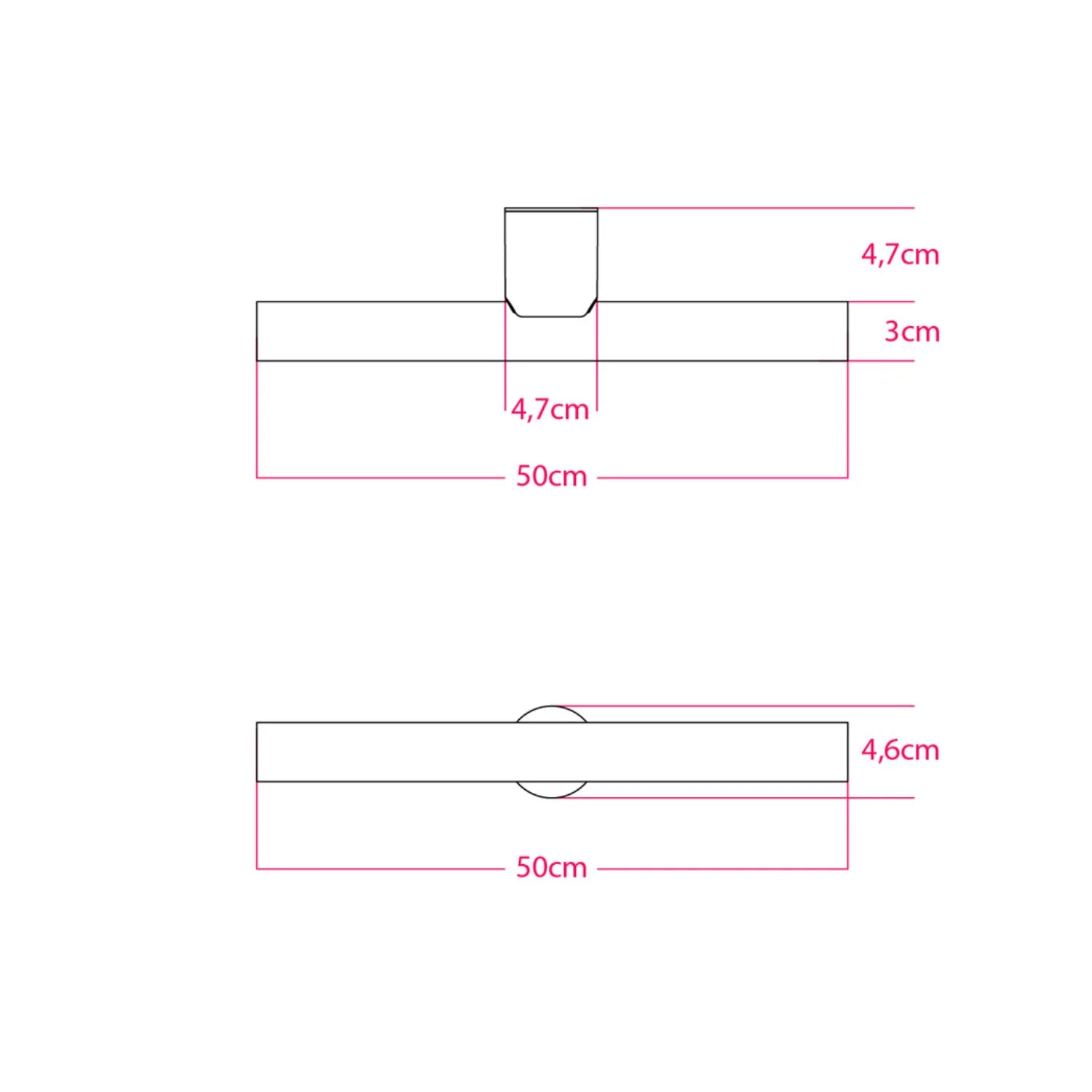 Esse14-Wandleuchte oder Deckenleuchte für LED-Glühbirne S14d - Wasserdicht IP44 - Neutral - Image 8
