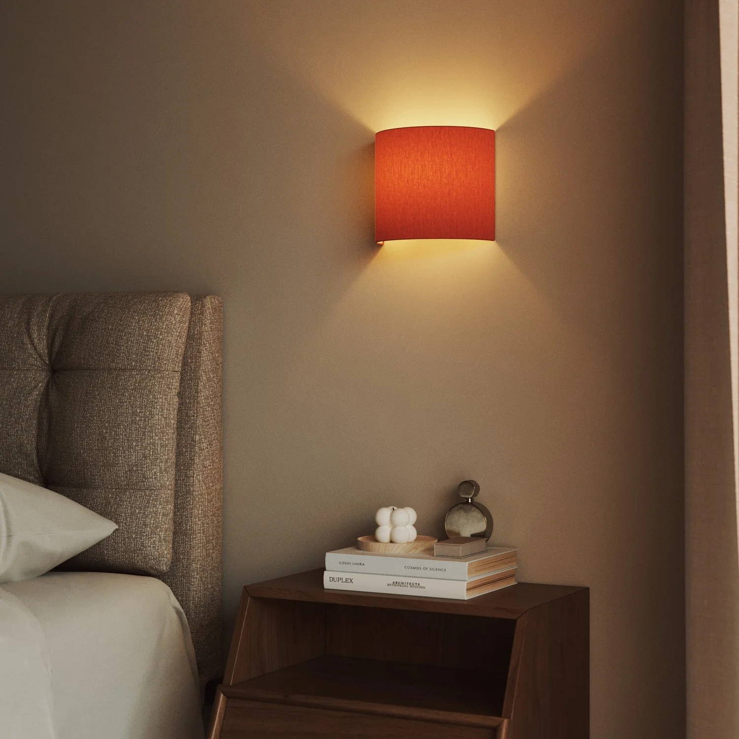 Wandlampe Ventola mit Stoffschirm Cinette Hummer – Made in Italy - Image 2