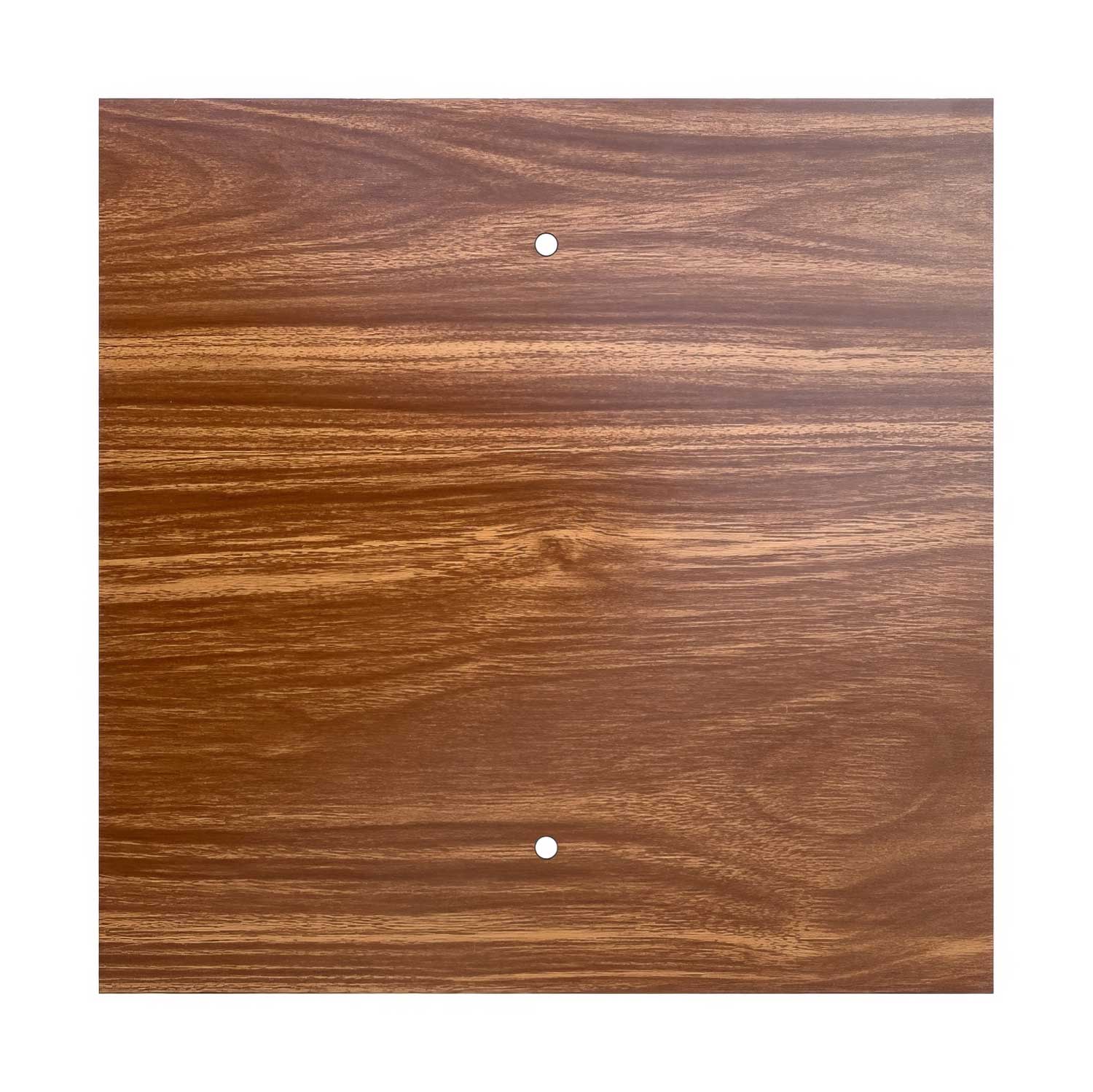 Rosone XXL Rose-One quadratisch, 400 mm mit 2 Bohrungen und 4 seitlichen Löchern – Holz - Image 3