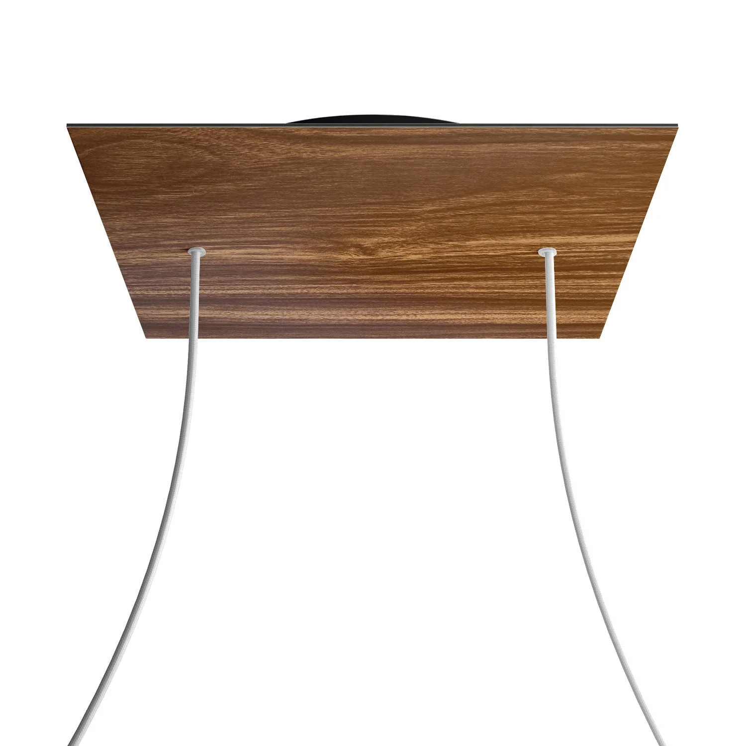 Rosone XXL Rose-One quadratisch, 400 mm mit 2 Bohrungen und 4 seitlichen Löchern – Holz - Image 8