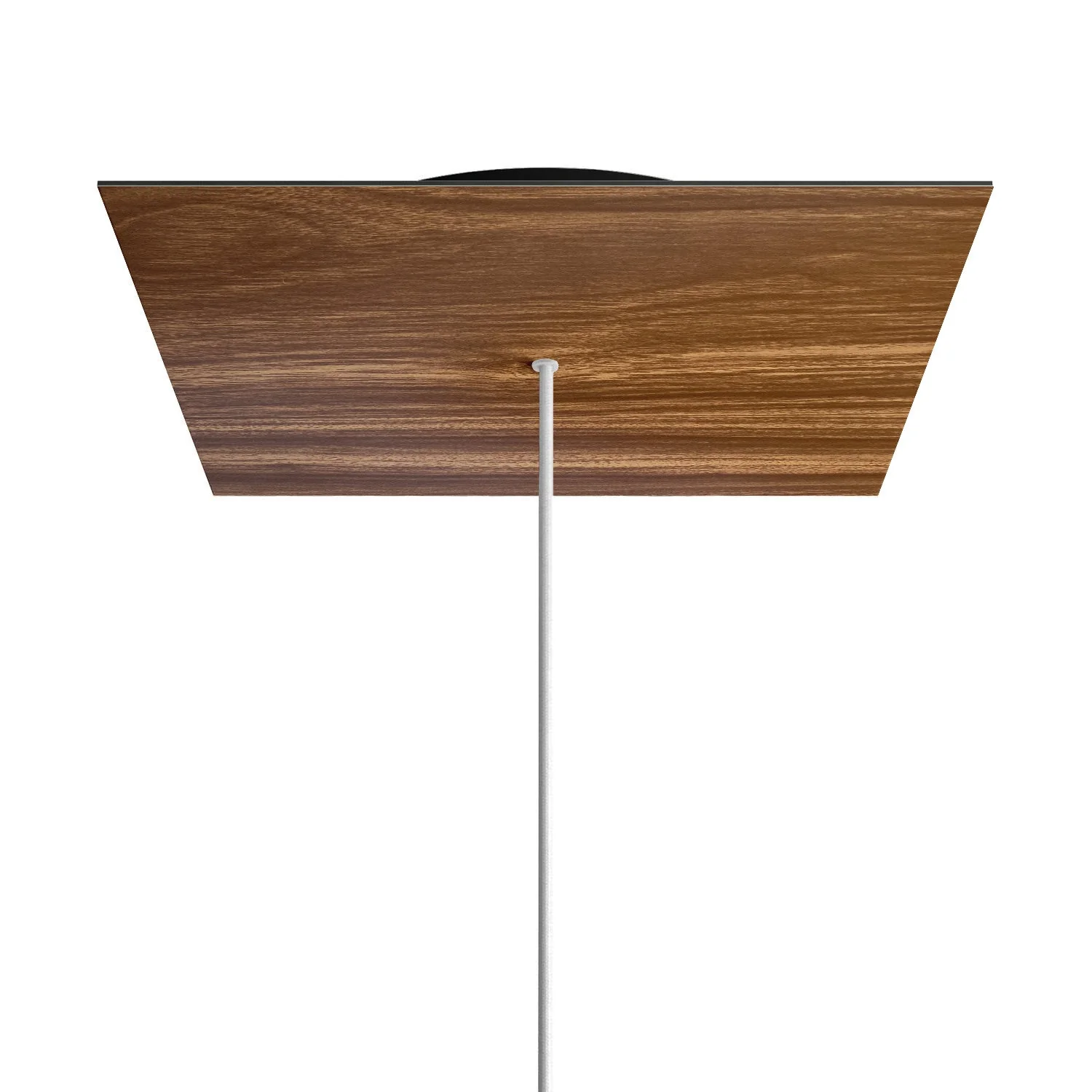 XXL-Rosette Rose-One quadratisch, 400 mm mit 1 Loch und 4 seitlichen Löchern – Holz - Image 8
