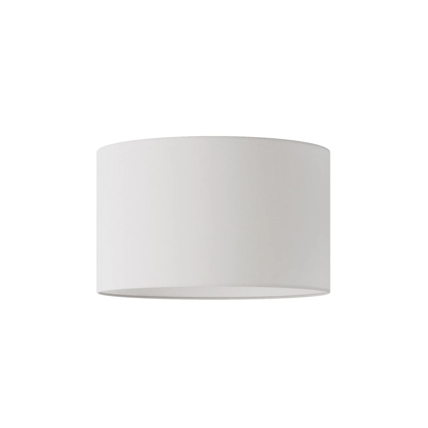 Lampenschirm Zylinder L aus Stoff mit E27-Fassung – Made in Italy – Natur-Leinen