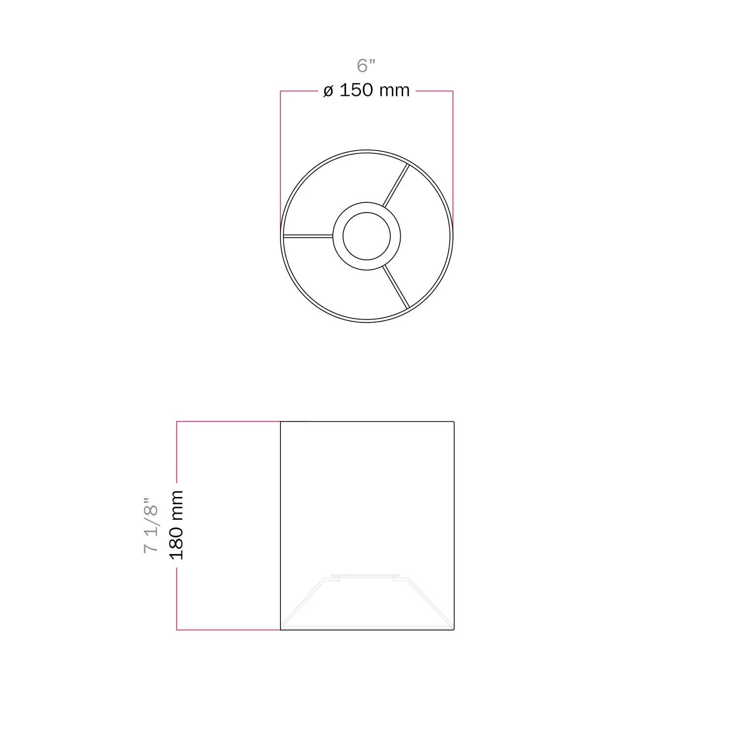 Zylindrischer Lampenschirm S aus Stoff mit E27-Fassung – Made in Italy – Wolle Blau - Image 6