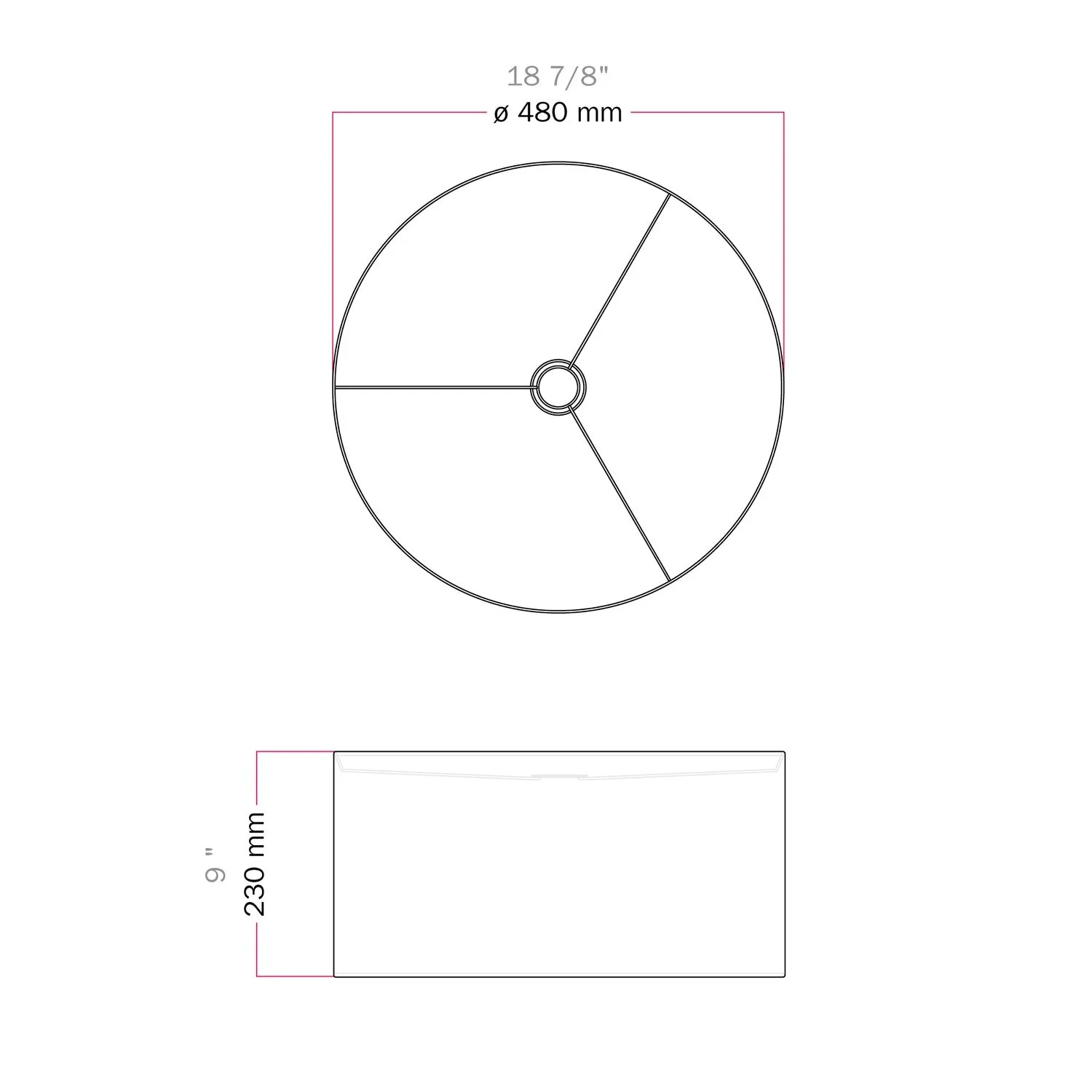 Lampenschirm Cilindro XL aus Stoff mit E27-Fassung – Made in Italy – Cinette Aragosta - Image 6