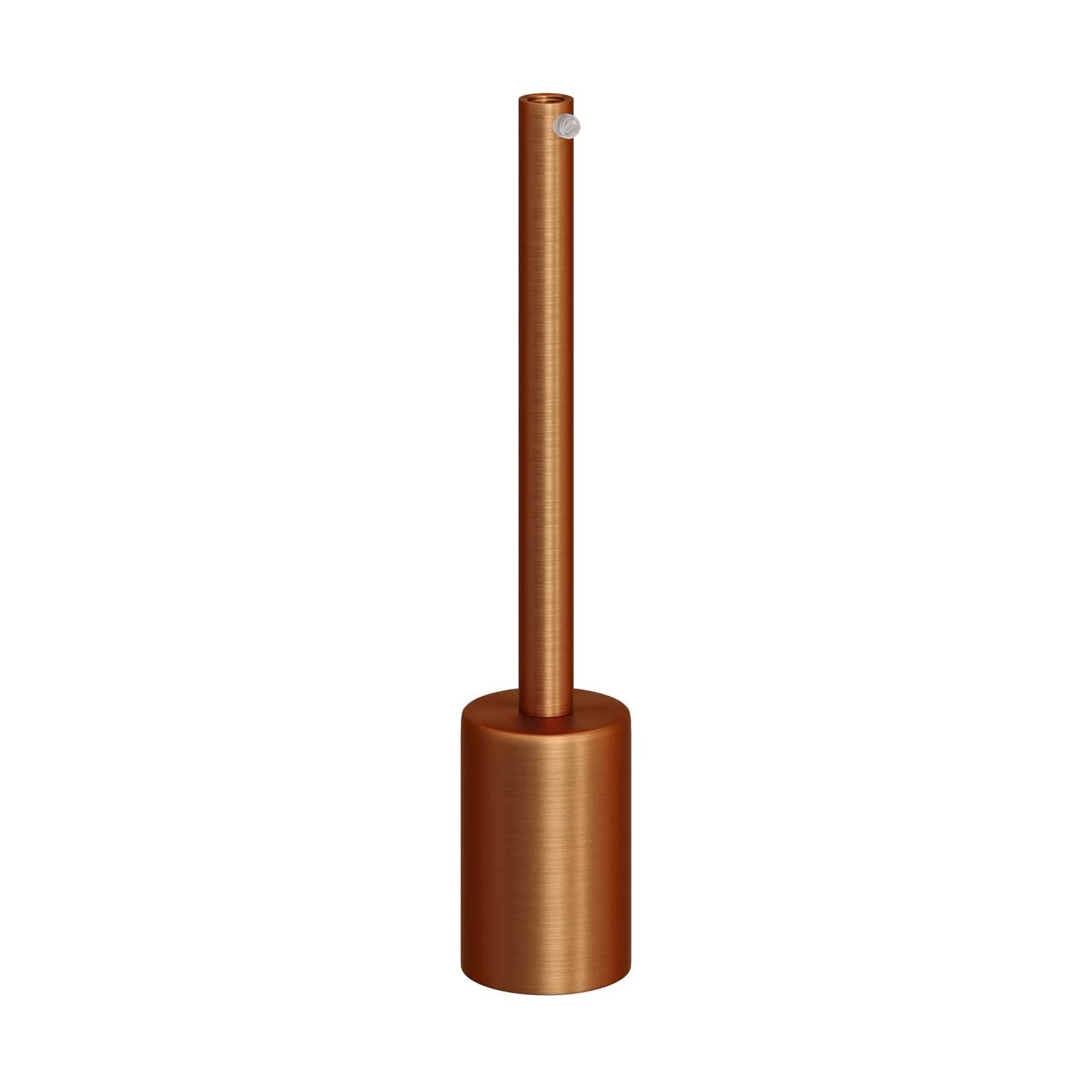 Zylindrisches Metall-UL-E26-Fassungs-Kit mit 15 cm Kabelstopper - Gebürstetes Kupfer - Image 3