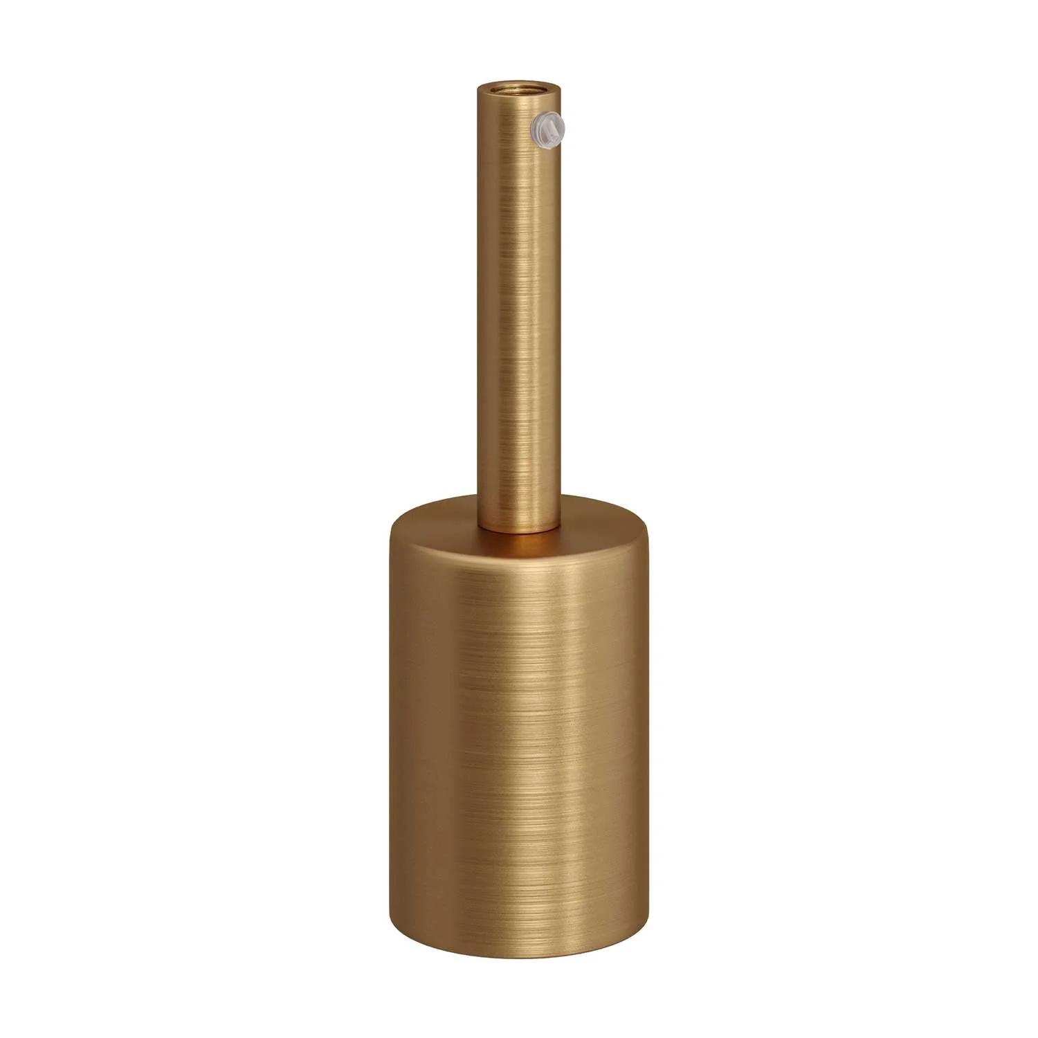 Zylindrischer Metall-UL E26 Lampenfassungs-Kit mit 7 cm Zugentlastung - Gebürstete Bronze - Image 3